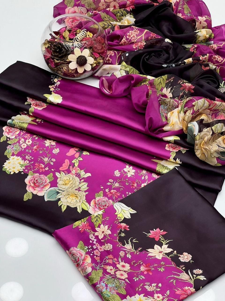 WINTER SILK DIGITAL PRINTED 3-PIECE - SD#34